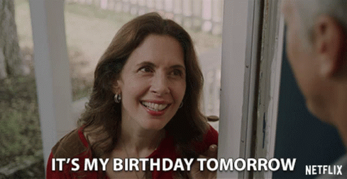 Woman Smiling Talking to Man Says It's My Birthday Tomorrow Netflix