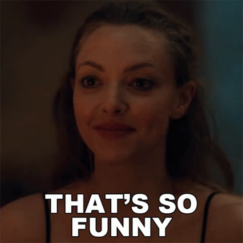 Woman Smiling That's So Funny