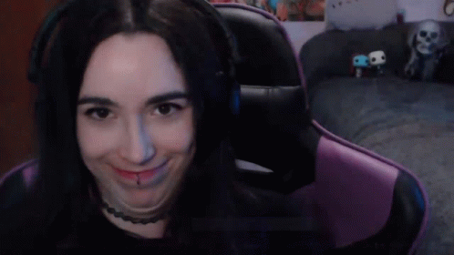 Woman Smiling Wearing Headphones