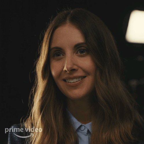 Woman Smiling With Prime Video Logo