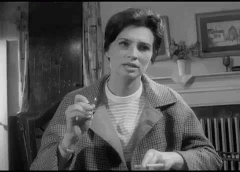 Woman Smoking Cigarette