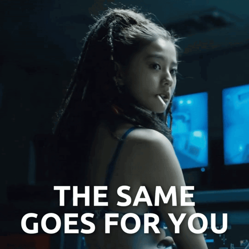Woman Smoking Cigarette Same Goes For You GIF