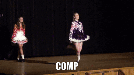 Woman Solo Irish Jig Stage Performance GIF