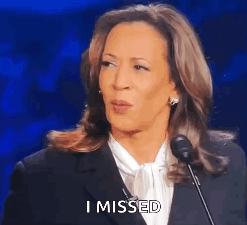 Woman Speaking Into Microphone I Missed