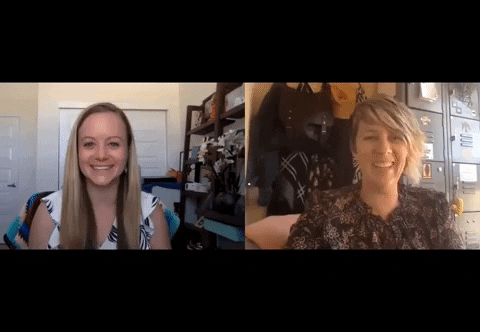 Woman Split Screen Effect Good Thinking GIF