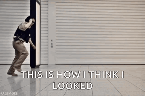 Woman Squatting With Gun Saying This Is How I Looked