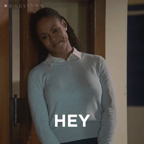 Woman Standing In Door Suh Dude GIF