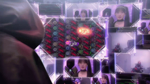 Woman Standing in Front of Screen Saying Loss