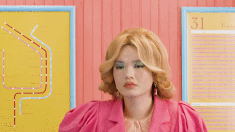 Woman Stepping On Dog Poop GIF