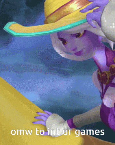 Woman Straw Hat OMW to Int Ur Games