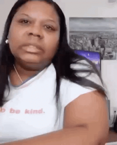 Woman Streamer Big Sigh GIF