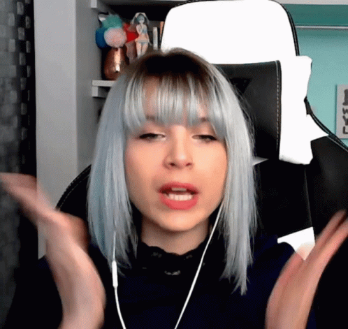 Woman Streamer Double Slapping Face GIF