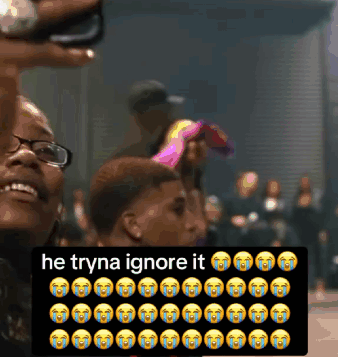 Woman Taking Picture of Man Saying He Tryna Ignore It