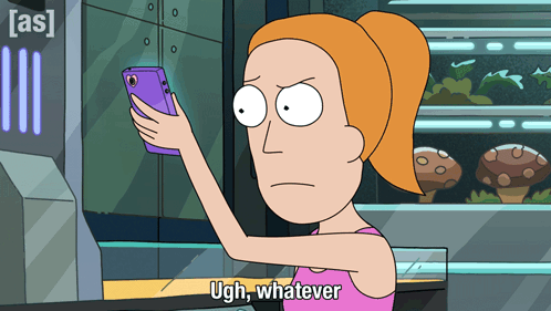 Woman Taking Picture Ugh Whatever