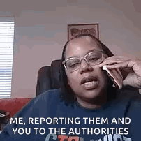 Woman Talking On Cell Phone GIF