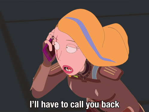 Woman Talking On Cell Phone Saying I'll Have To Call You Back GIF