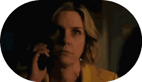 Woman Talking on Cell Phone Who the Fuck is Us