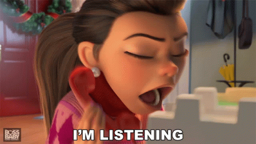Woman Talking on Phone Listening