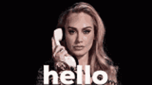 Woman Talking on Phone Saying Hello
