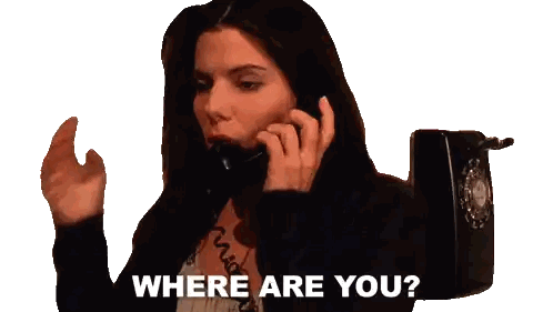 Woman Talking on Phone Where Are You