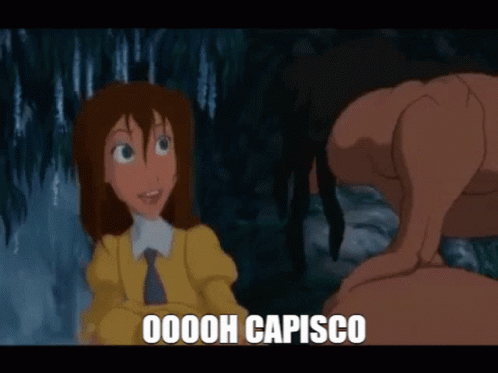 Woman Talking to Man Saying Ooooh Capisco