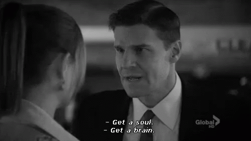 Woman Tells Man Get a Soul Get a Brain
