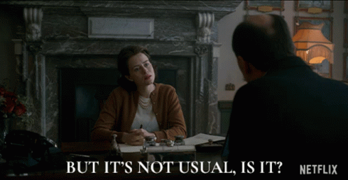 Woman Tells Man It's Not Usual Netflix