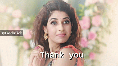 Woman Thank You Gesture Folded Hands