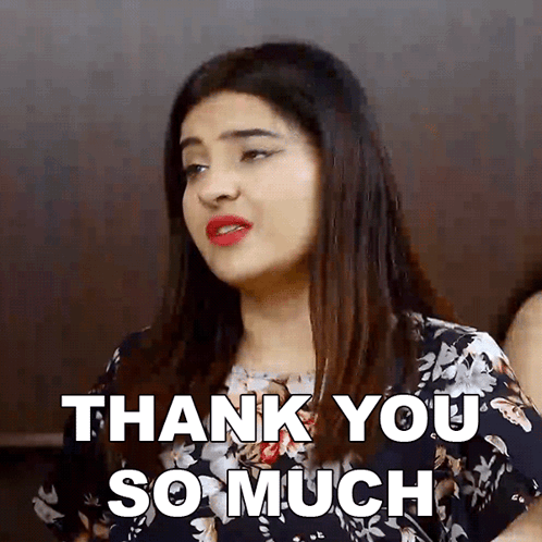 Woman Thank You So Much Floral Shirt