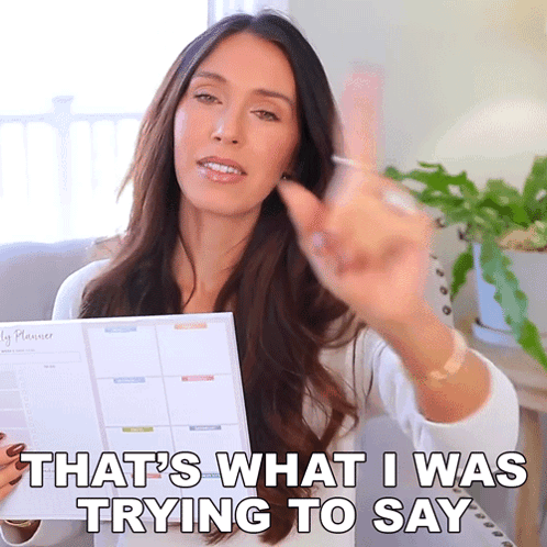 Woman That's What I Was Trying To Say GIF