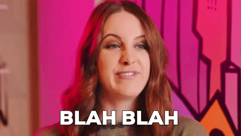 Woman The Service Was Just Blah GIF