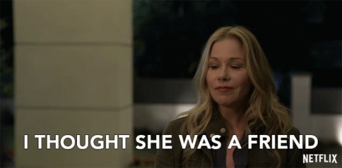 Woman Thought She Was A Friend On Netflix GIF