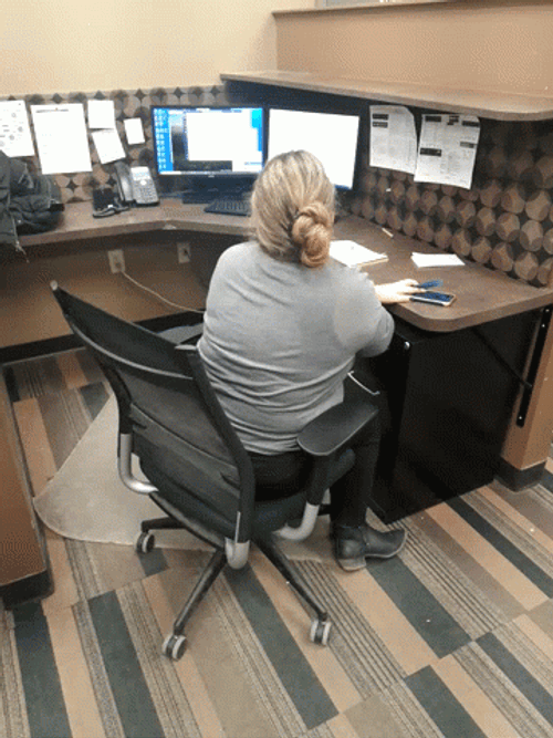 Woman Thumbs Up Nice Work GIF