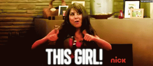 Woman Thumbs Up Saying This Girl GIF
