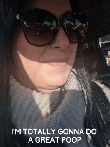 Woman Totally Gotta Poop GIF
