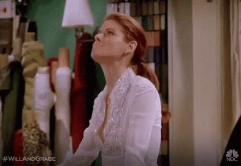 Woman Trying To Fight Temptation GIF