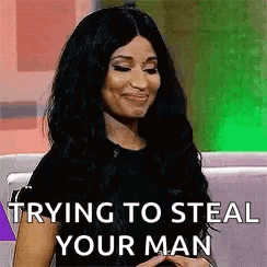 Woman Trying to Steal Man