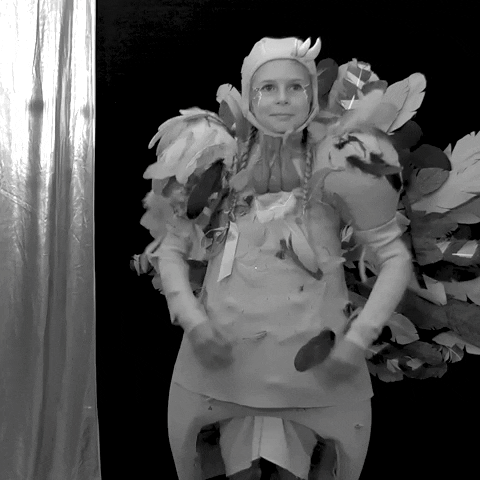 Woman Turkey Costume Gobble GIF