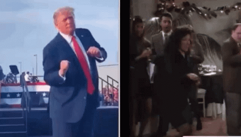 Woman Vs Trump Dance GIF
