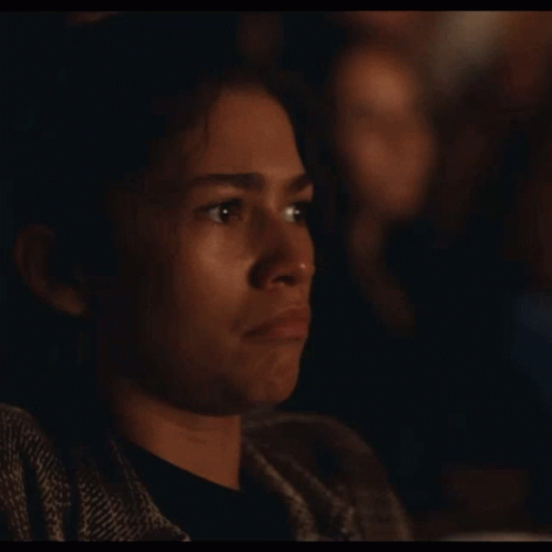Woman Watching Movie