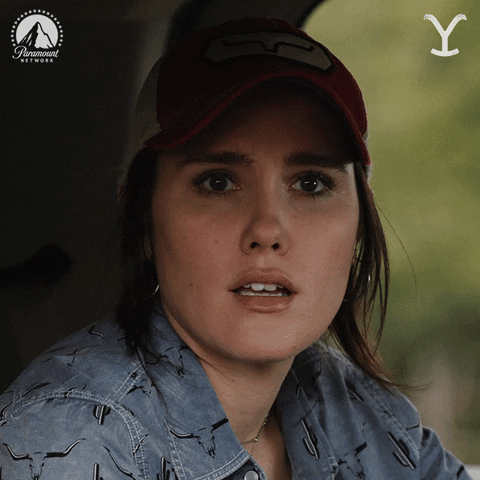 Woman Wear Cap Looking Away GIF