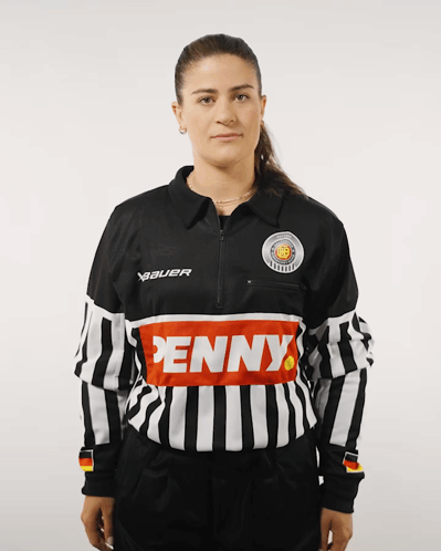 Woman Wearing Bauer Jersey With Penny