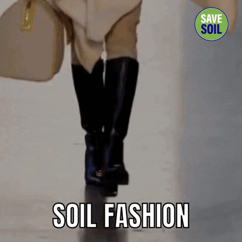 Woman Wearing Belt Saying Soil Fashion