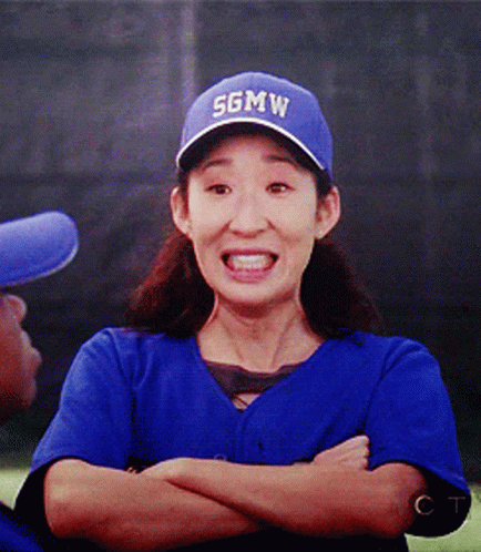 Woman Wearing Blue Sgmw Baseball Cap