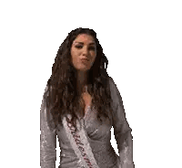 Woman Wearing Bridesmaid Sash