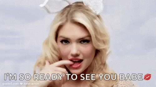 Woman Wearing Bunny Ears Ready to See You