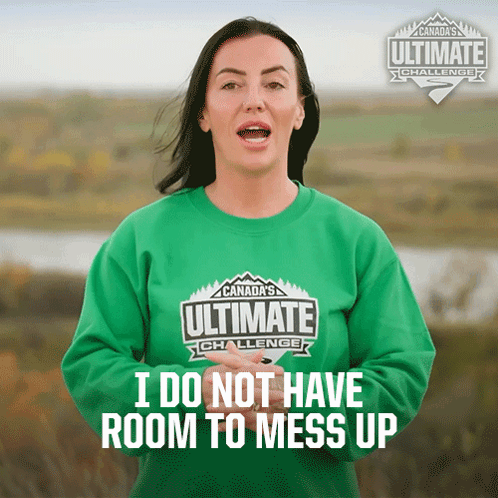 Woman Wearing Canada Ultimate Challenge Shirt GIF