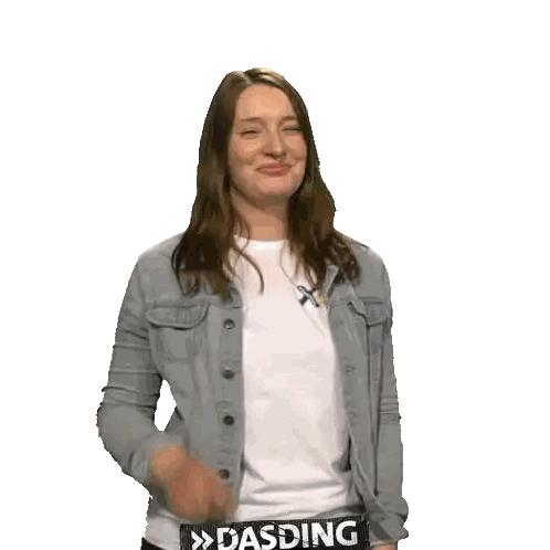 Woman Wearing Denim Jacket Dasding