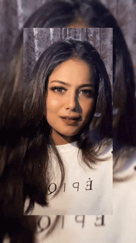 Woman Wearing EBQ Shirt GIF