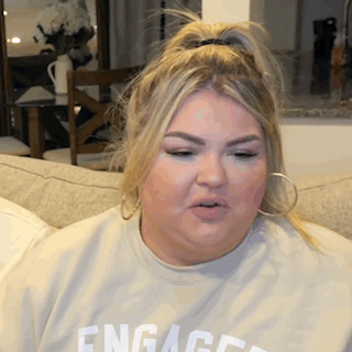 Woman Wearing Engaged Shirt GIF
